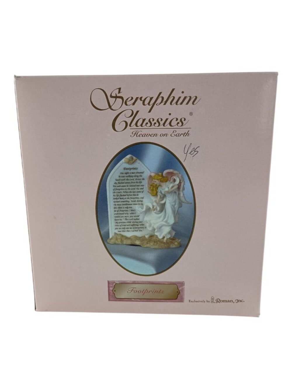 Seraphim Classics Heaven On Earth Angel Figurine 5.5"By Roman Footprints Vintage